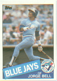 1985 Topps Baseball Cards      698     George Bell